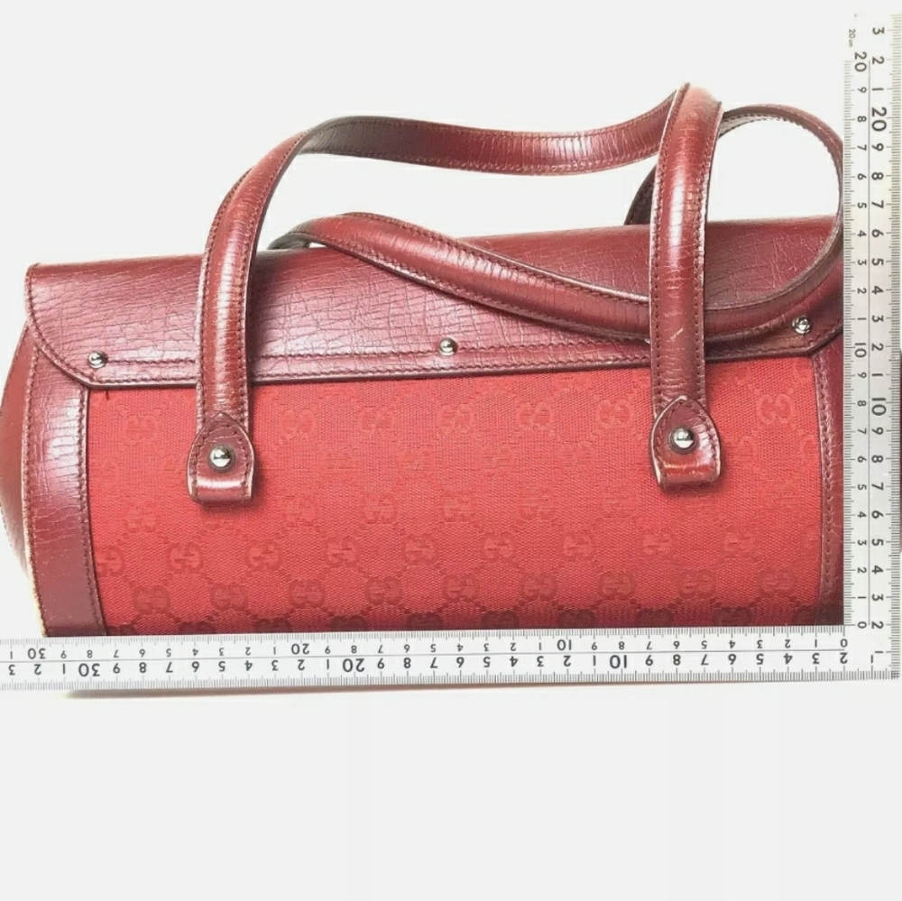 SOLD Gucci Bullet Bag | Red - Picture 3 of 11
